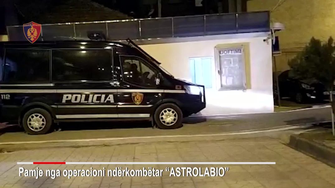 ⁣Policia shqiptare gjatë operacionit “Astrolabio” kundër rrjetit ndërkombëtar të klandestinëve