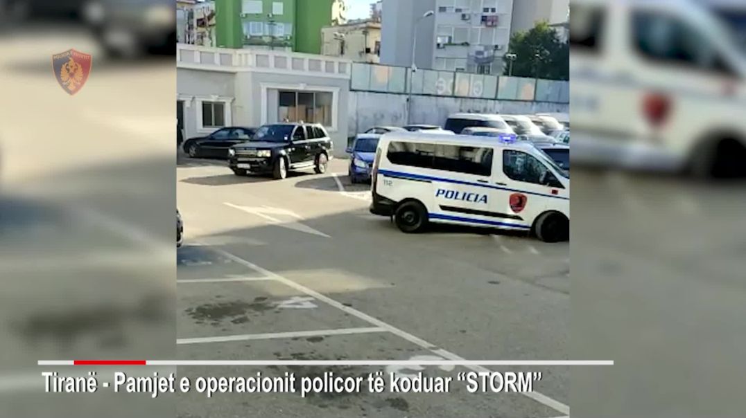⁣Operacioni i policisë "STORM" kundër një grupi kriminal në Tiranë