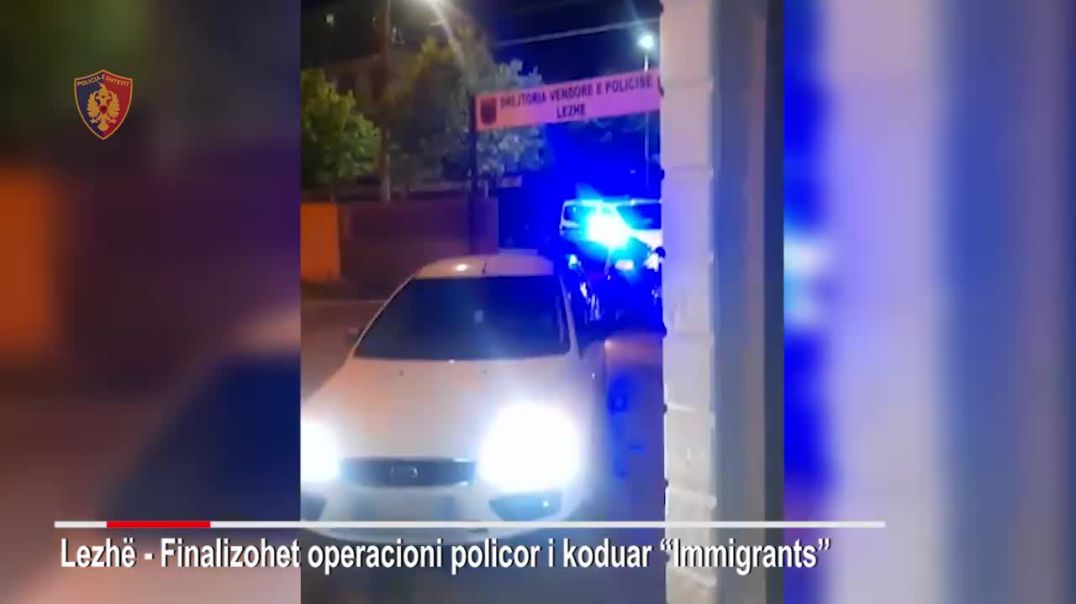 ⁣Policia ndalon në Lezhë trafikun e klandestinëve