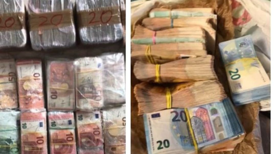 Megaoperacioni “Ura”, sekuestrohen çanta me euro, kokainës me logo të ndryshme