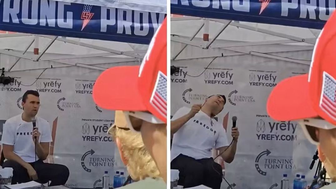 Momenti kur aktivisti i MAGA-s, Charlie Kirk vritet nga një snajper në Utah